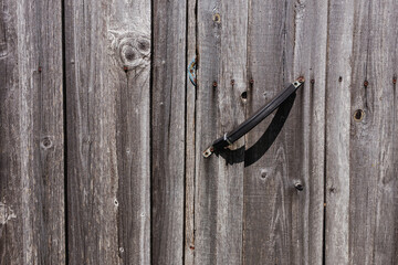 old wooden door