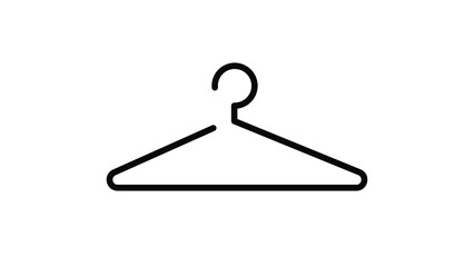 Hanger for clothes vector icon illustration