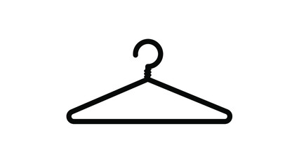 Hanger for clothes vector icon illustration