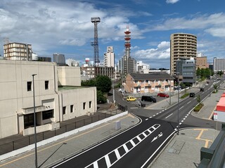 水戸市内の景色
