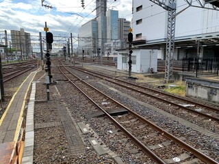 Naklejka premium 水戸駅構内