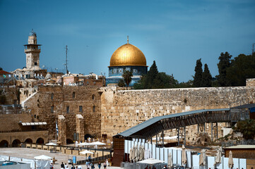 dome of the rock.Old city.mosque