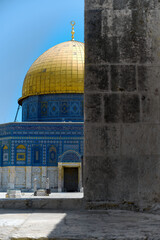 dome of the rock.Old city.mosque