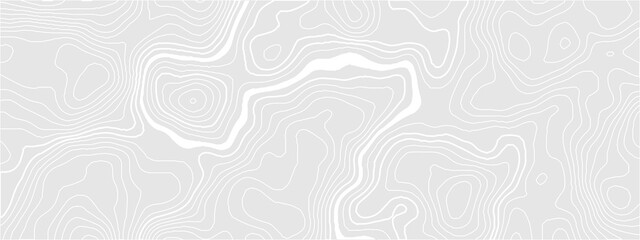 White wave paper curved reliefs abstract background, Abstract topographic contours map, Topographic background and texture, monochrome. White wave paper curved reliefs abstract background.  - obrazy, fototapety, plakaty