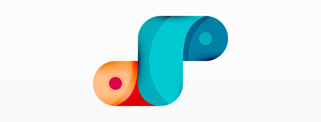 Creative geometric wallpaper. Trendy minimal abstract background. Techno business template for wallpaper, banner, background or landing