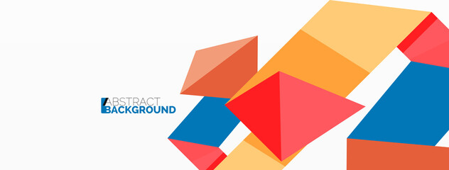 Creative geometric wallpaper. Abstract ribbon style line composition. Techno business template for wallpaper, banner, background or landing