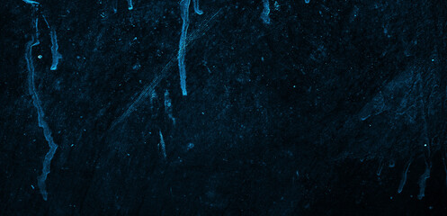 Dark blue background. Abstract texture of concrete wall architectural surface.