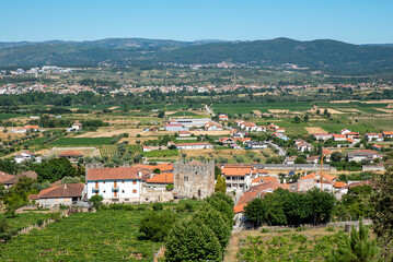 Fototapeta na wymiar Santo Estêvão Castle, Chaves, Portugal