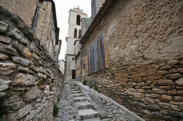 Photo of the Path in Gordes,where is the typical medieval town in South France