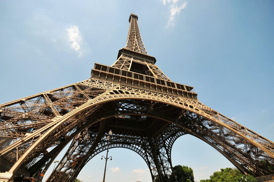 Photo of the famous Eiffel Tower in Paris, France