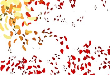 Light Red vector backdrop with abstract shapes.