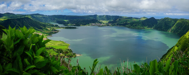 Sete Cidades lakes, Sao Miguel, Azores islands, Portugal
