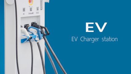 Pump plug-in charging cable, electric vehicle, EV, vehicle with modern technology, UI control,...