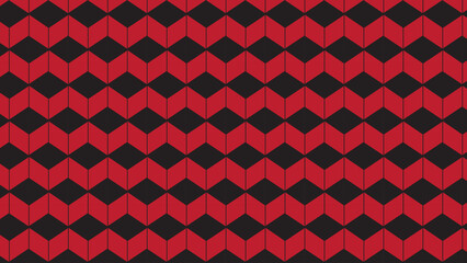 block shape black and red background