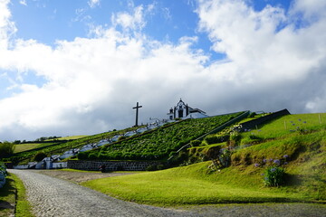 Igreja de Nossa Senhora da Paz in Vila Franca do Campo, Sao Miguel, Azores islands, Portugal