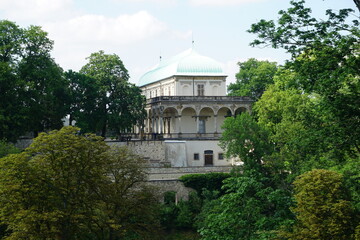 View of the summer palace at Prague Castle