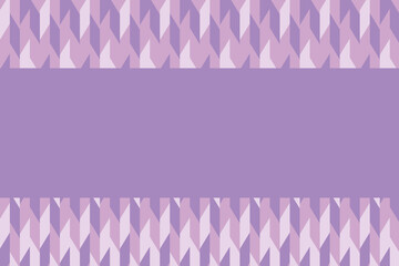 Purple background with irregular geometric patterns and copy space.