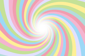 Background of pastel vortex lines with the shiny sphere