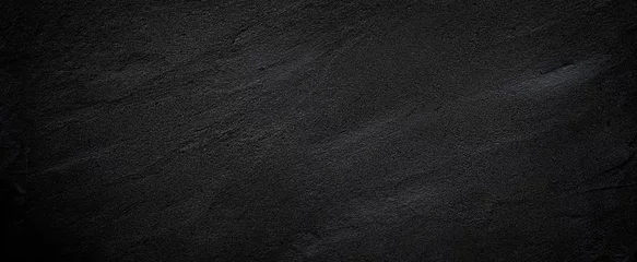 Zelfklevend Fotobehang Zwarte of donkergrijze ruwe korrelige steen of zandtextuurachtergrond © Mr. Music