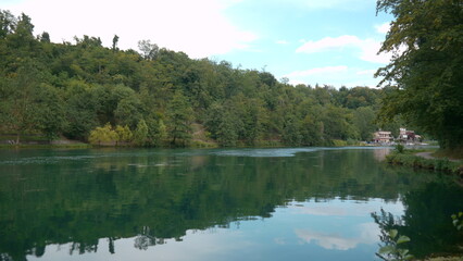 Adda river (Imbersago, Italy)