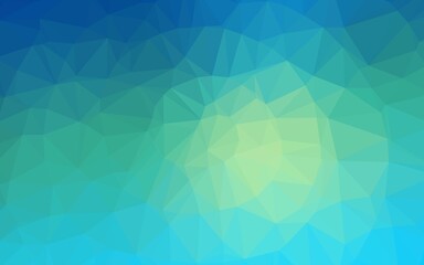 Light Blue, Yellow vector blurry triangle texture.