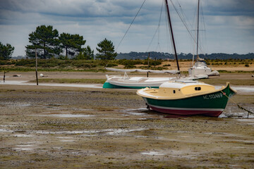 Bateaux à marée basse