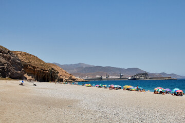 Arena, Playa, gente, e industria marina