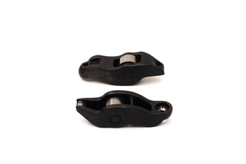 Cylinder head rocker, used. Close-up