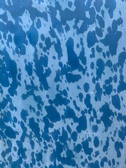 Blue wet wall