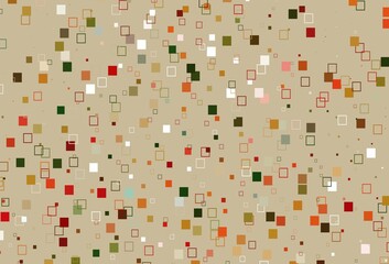 Light Green, Red vector template with square style.