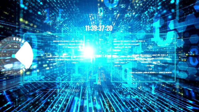 Software development, application programming code and tacit computer coding . Concept of smart digital transformation and technology disruption that changes global trends in new information era .