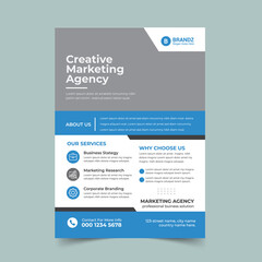 modern flyer template design