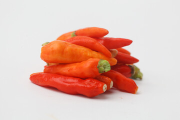 Red chili pepper isolated on a white background