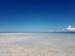beach and blue sky