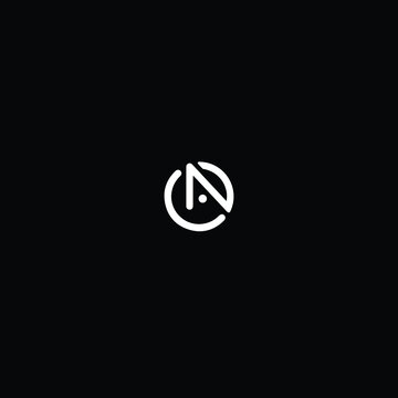 CN NC Logo Design, Creative Minimal Letter NC CN Monogram
