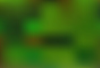 Light Green vector bokeh and colorful pattern.