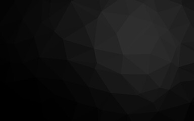 Obraz premium Dark Silver, Gray vector abstract polygonal cover.