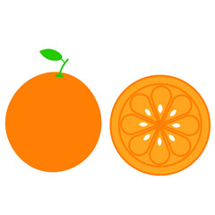 illustration of orange fruit