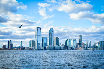 Fototapeta na wymiar New York Skyline from Hudson river