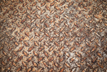 Old metal floor