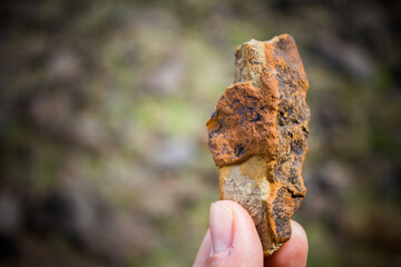 Piedra mineral de origen volcánico.
