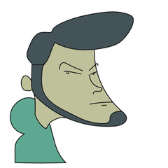 Freehand drawings cartoon men, Character design