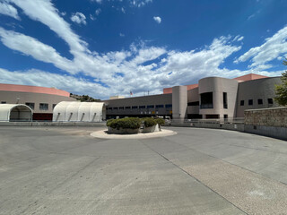 US Mexico border in Nogales Arizona.