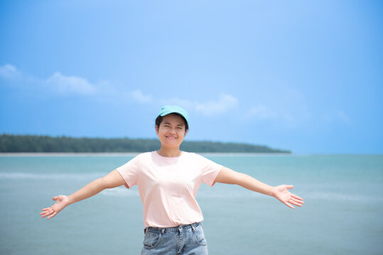 person on the beach