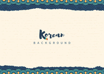 Vector of traditional Korean background
