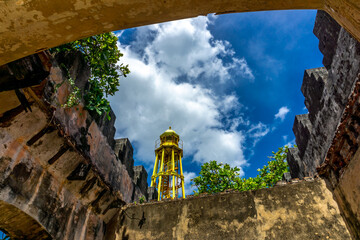 Ancient Columbian San Felipe Fort Bastion or Fortaleza de San Felipe in Puerto Plata built in 1577...