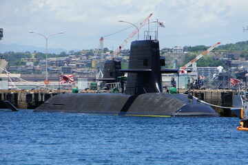 海上自衛隊呉基地の潜水艦