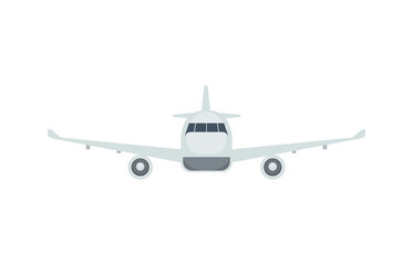 Fototapeta premium airplane flying front view
