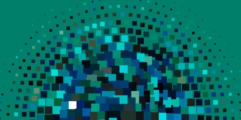 Light Blue, Green vector backdrop with rectangles.