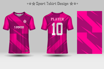 Football sport jersey mockup abstract geometric pattern t-shirt design